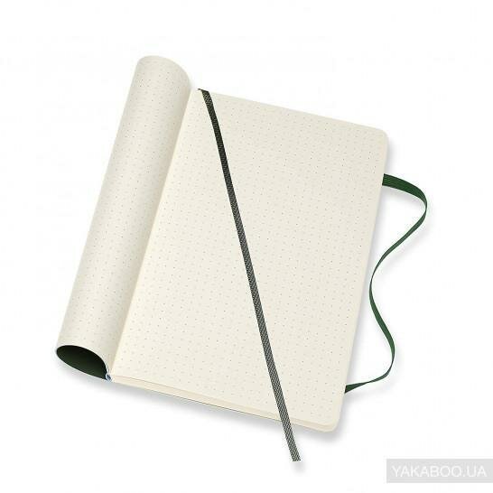 Блокнот Moleskine CLASSIC SOFT QP619K15 Large 130х210мм 192стр. пунктир мягкая обложка зеленый