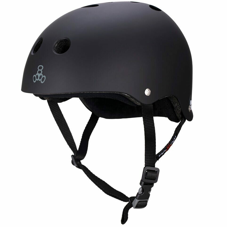 Шлем Triple 8 The Certified Sweatsaver Helmet Elliot Sloan Blk Rbr