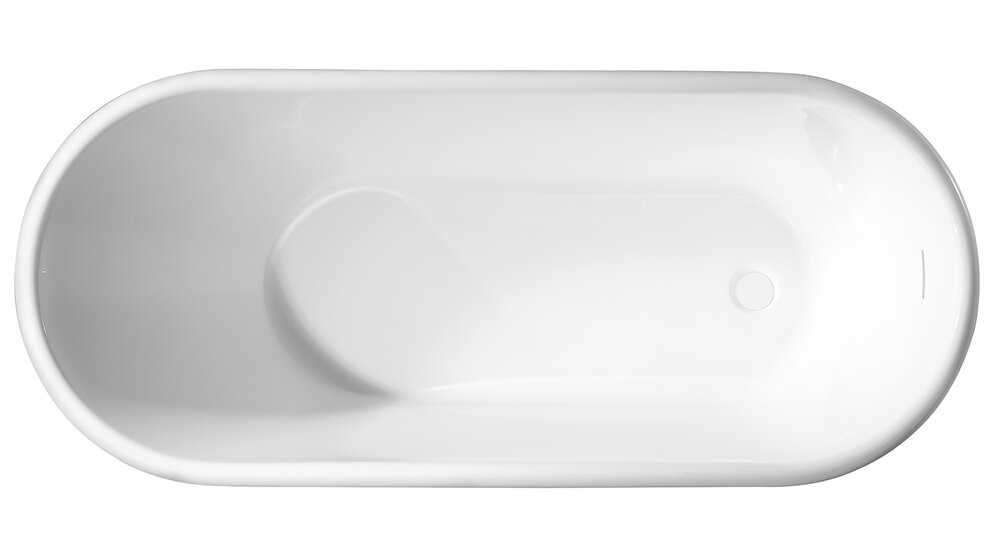 Ванна Abber 170x70 AB9272-1.7 белая с каркасом в комплекте