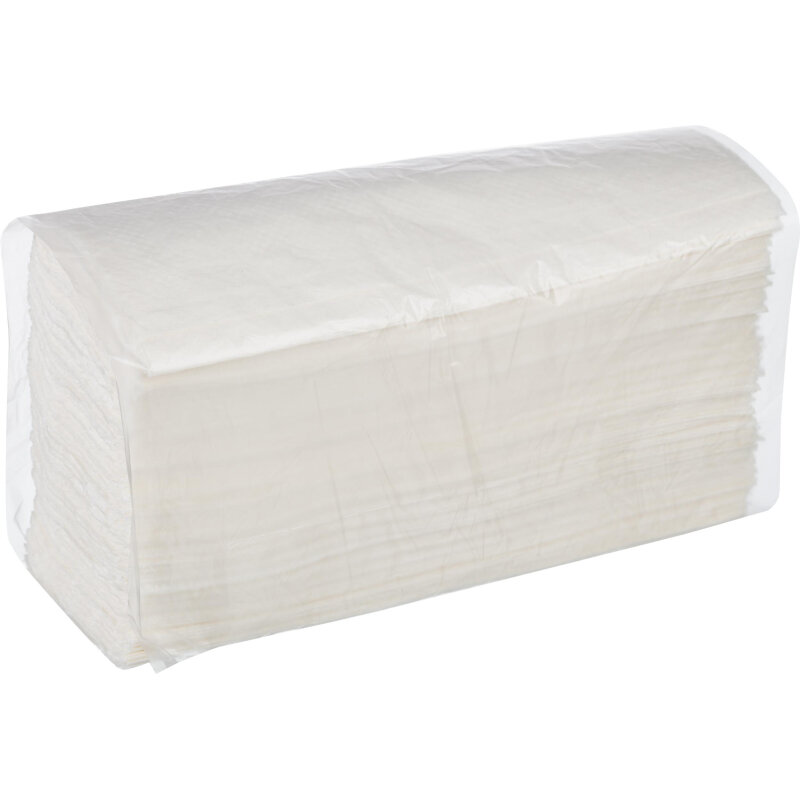 Полотенца бумажные Z 1сл 250л 24х21,6см 100% целлюлоза белые 1 шт