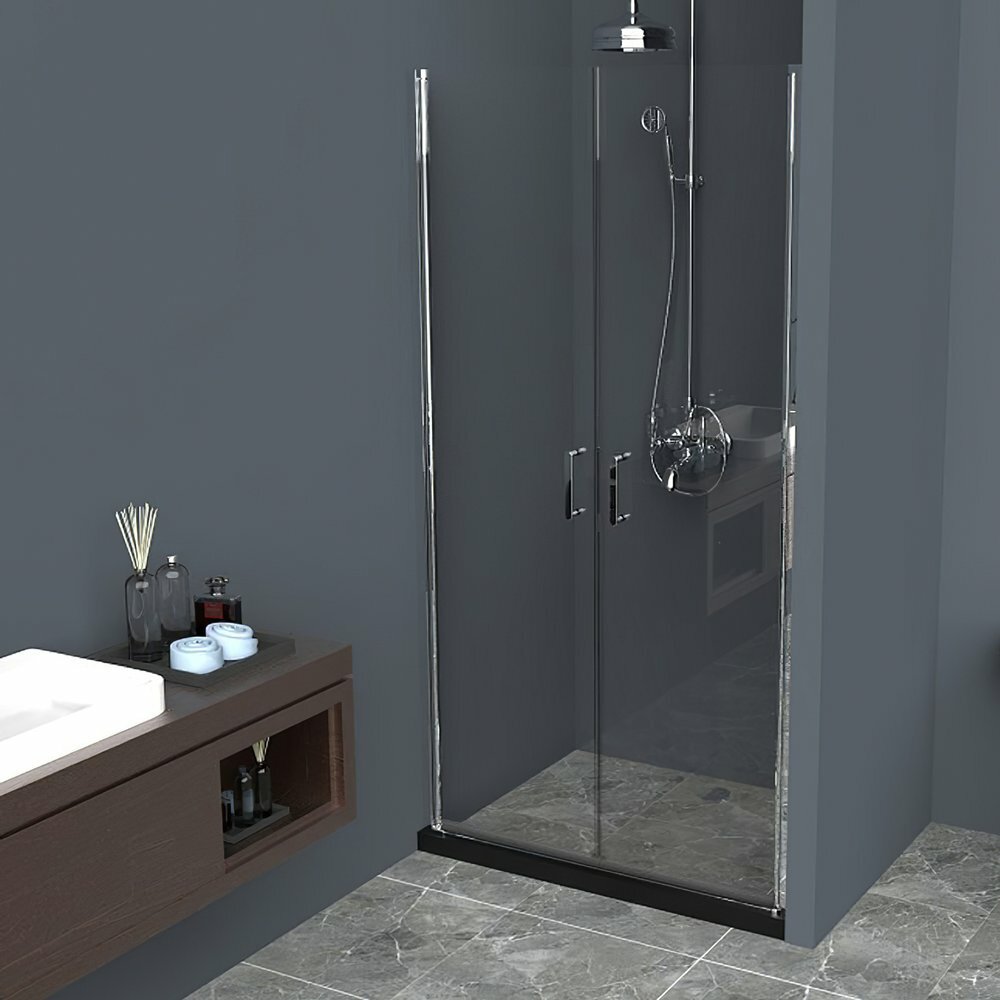 Душевая дверь в нишу BelBagno UNO-B-2-100-C-Cr