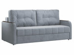 Прямой диван Первый Мебельный Аффи Серый, велюр - изображение