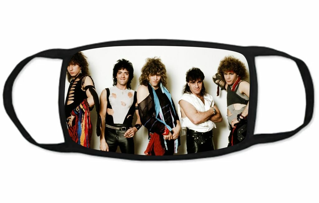 Маска защитная тканевая на лицо Bon Jovi Бон Джови №5 Взрослая - 20 на 125 см