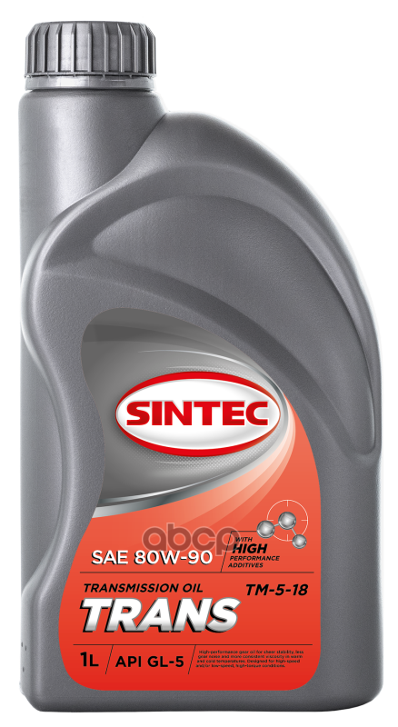 Масло Трансмиссионное Sintec Trans Tm5 80w-90 1 Л 900273 SINTEC арт. 900273