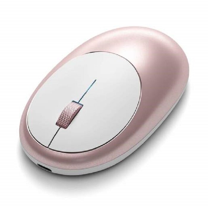 Беспроводная компьютерная мышь Satechi M1 Bluetooth Wireless Mouse. Цвет розовое золото.