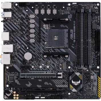 Материнская плата Asus TUF GAMING B550M-PLUS {Soc-AM4 AMD B550 4xDDR4 mATX AC`97 8ch(7.1) 2.5Gg RAID+HDMI+DP}