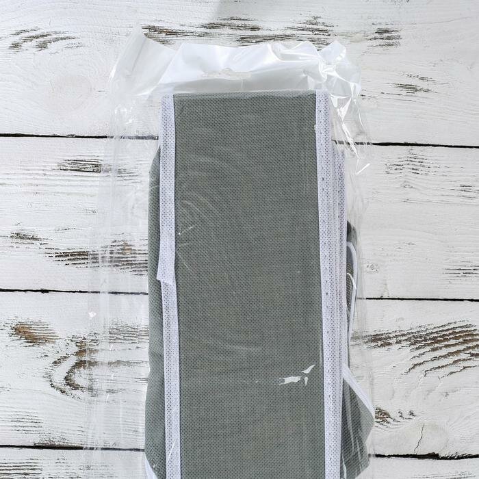 Набор коробов для хранения «Гранж», 4 шт: 33×32×10 см, 31×15,5×10 см, 29×14×10 см - фотография № 5