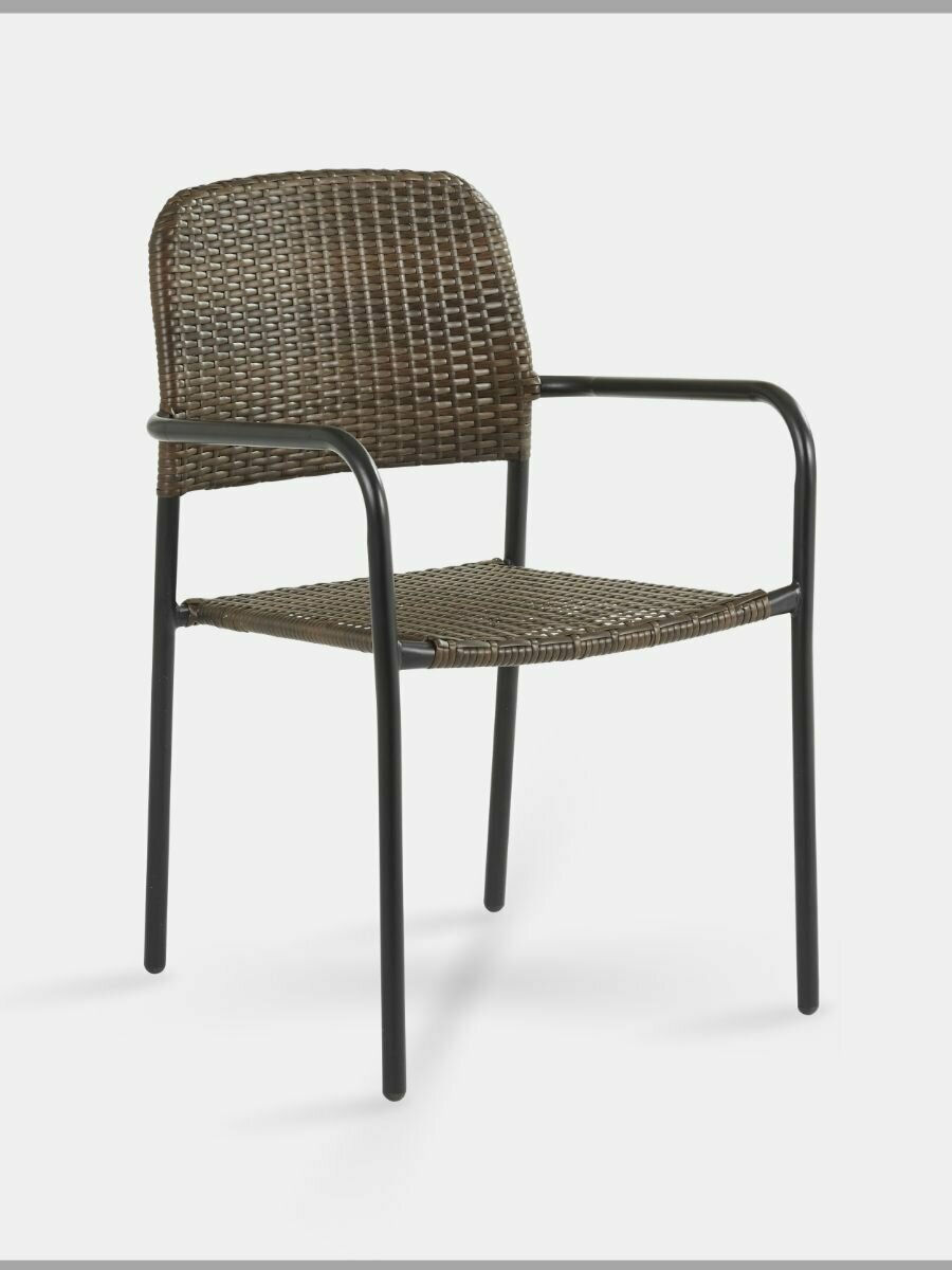 Садовое кресло, комплект из 2-х шт., Cадовые кресла из ротанга, для дачи, для сада - фотография № 3