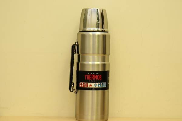 Термос thermos stainless king 2l 68 ounce stainless steel
