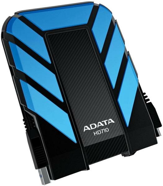 Внешний жесткий диск 2.5 USB3.0 2Tb Adata HD710 AHD710P-2TU31-CBL голубой