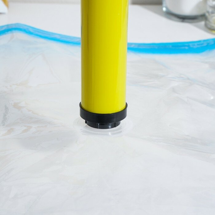 Насос для вакуумных пакетов, 26×4 см, цвет жёлтый - фотография № 5