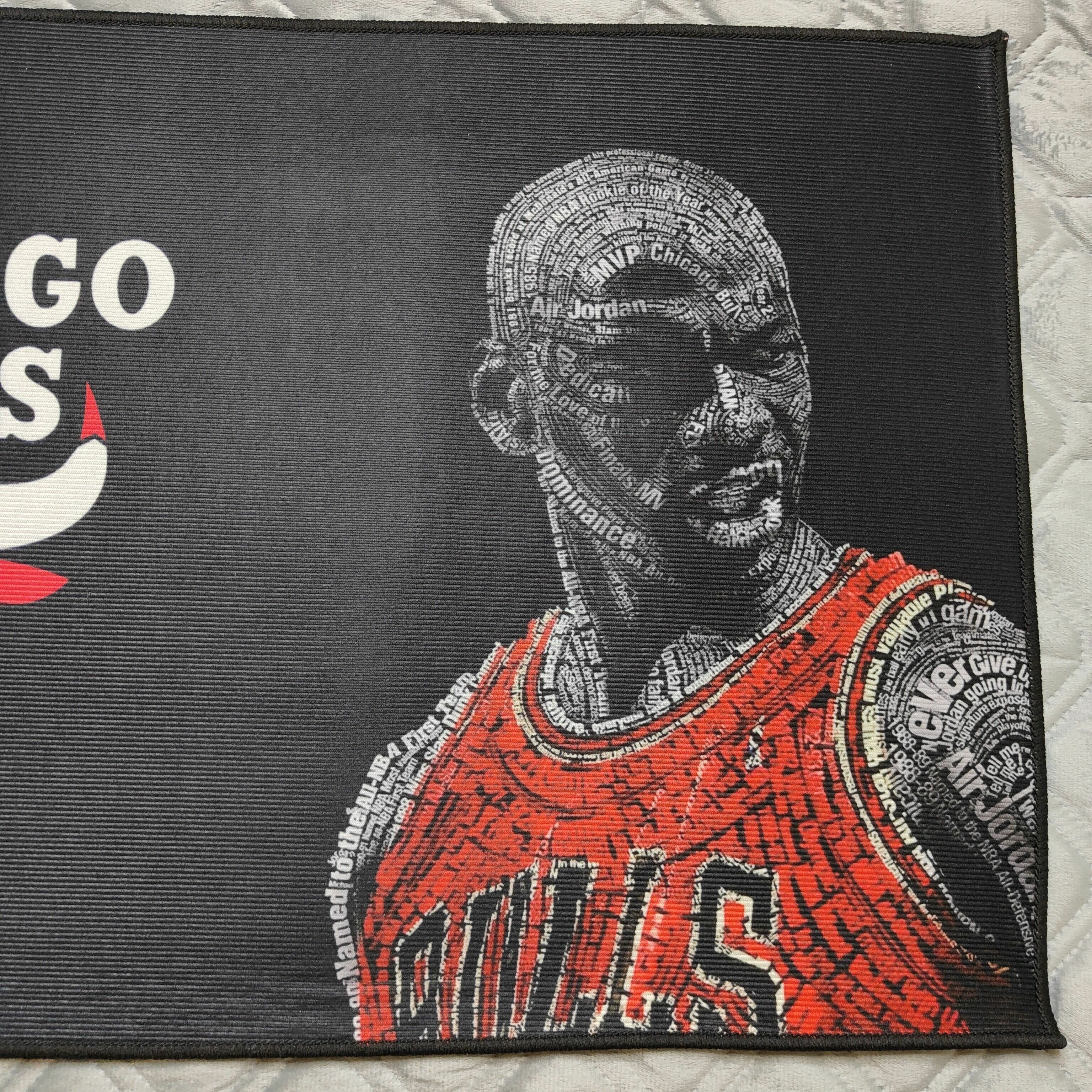 Коврик 50x80 см Чикаго Буллз, Ковер безворсовый Chicago Bulls - фотография № 5