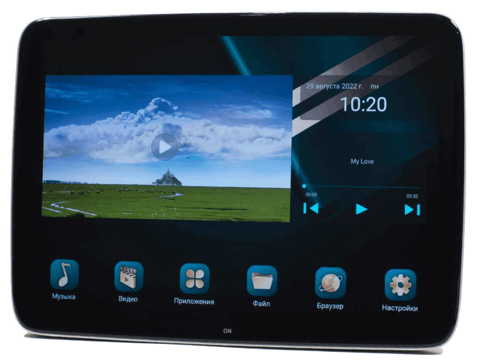 AVEL Навесной монитор 12" на подголовник AVS1205MPP (02) на Android для Mercedes-Benz