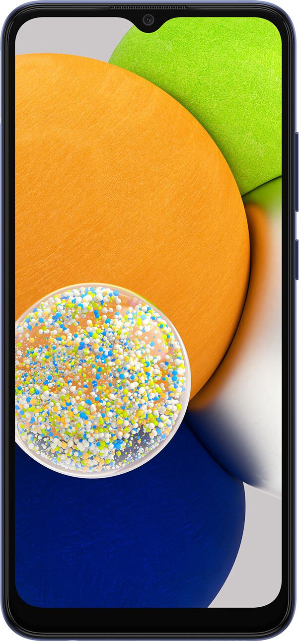 Смартфон Samsung SM-A035F Galaxy A03 32Gb 3Gb синий моноблок 3G 4G 2Sim 6.5" 720x1600 Android 10 48Mpix 802.11 b/g/n/ac GPS GSM900/1800 GSM1900 TouchSc microSD max1024Gb