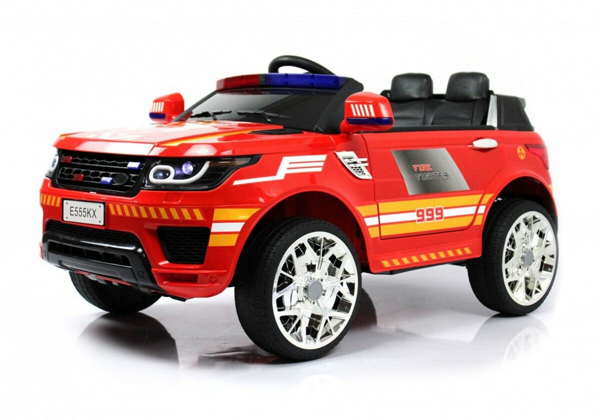 RiverToys Автомобиль Police E555KX, красный