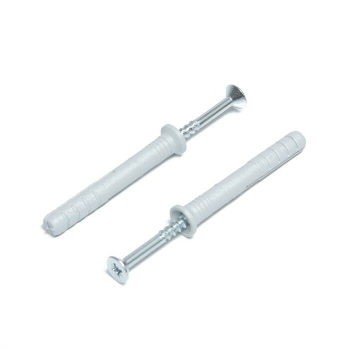 фото Дюбель-гвоздь "тундра", распорный, нейлоновый, потайная манжета, 8х60 мм, 50 шт