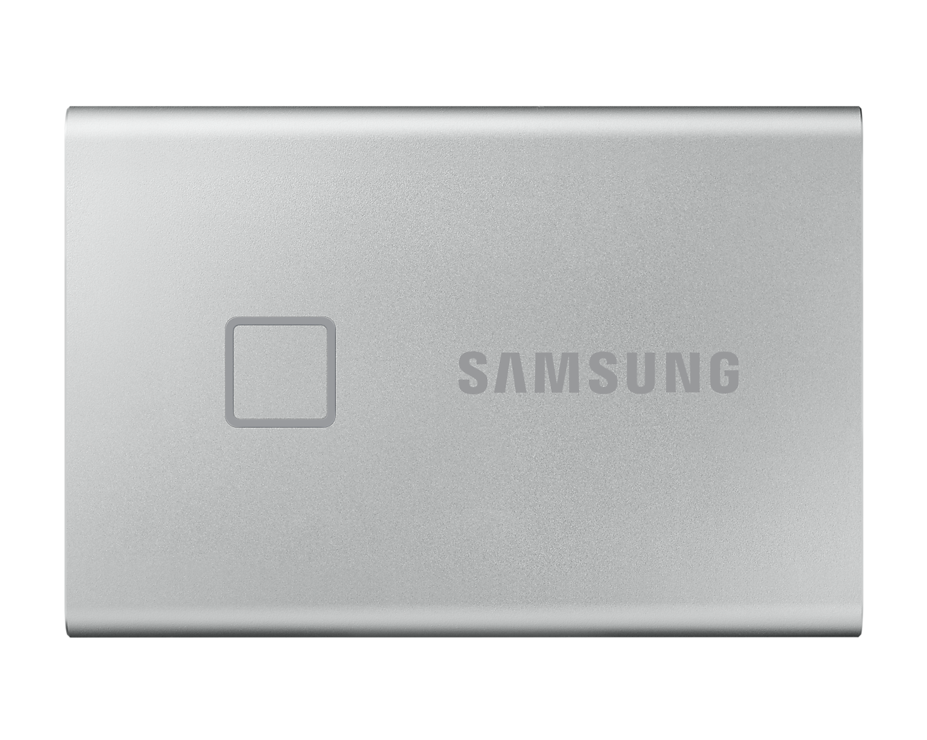 500 ГБ Внешний портативный твердотельный SSD накопитель Samsung T7 Touch (MU-PC500S/WW) USB 3.2 Gen2, серебристый