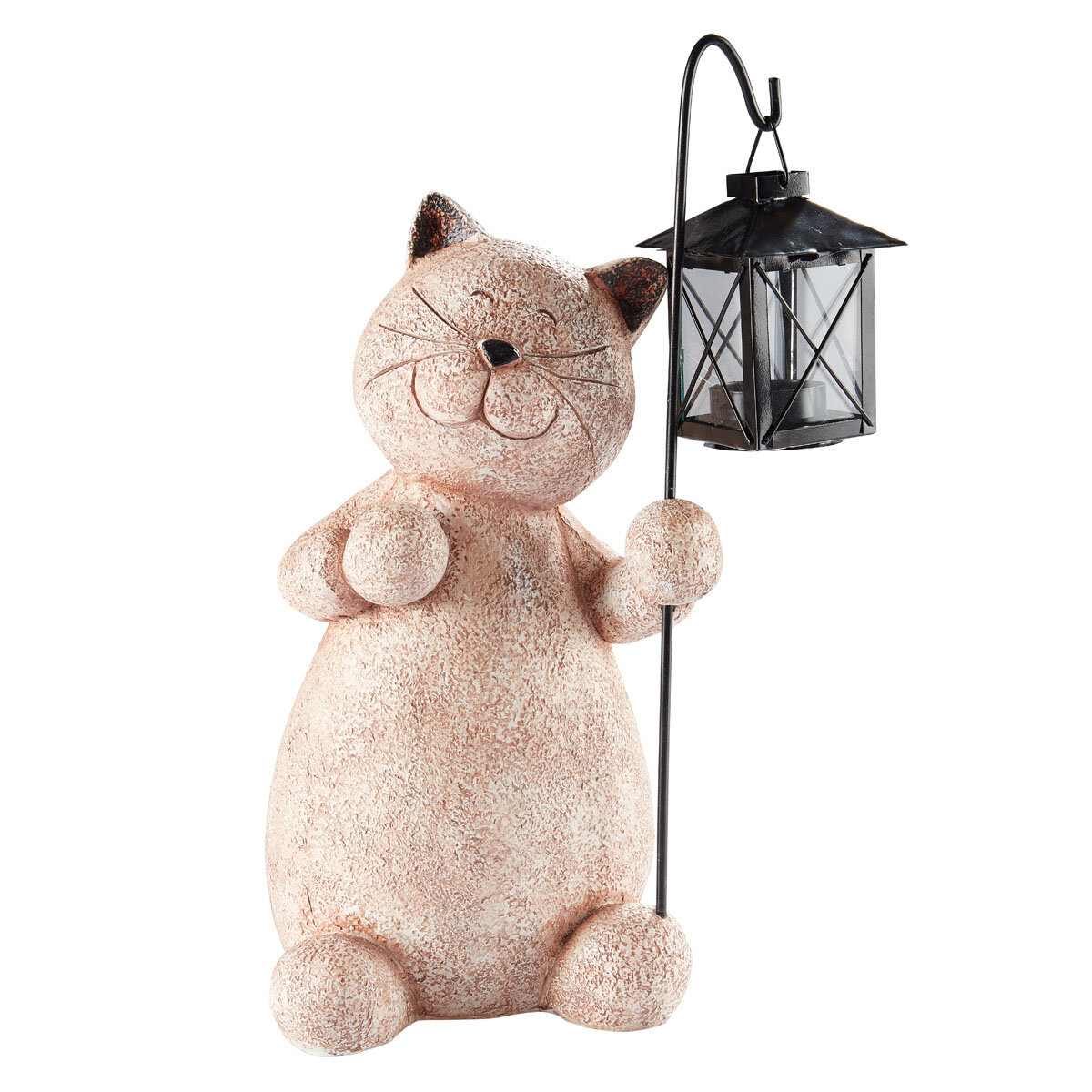 Декоративная фигура "Кот с фонариком" - фотография № 2