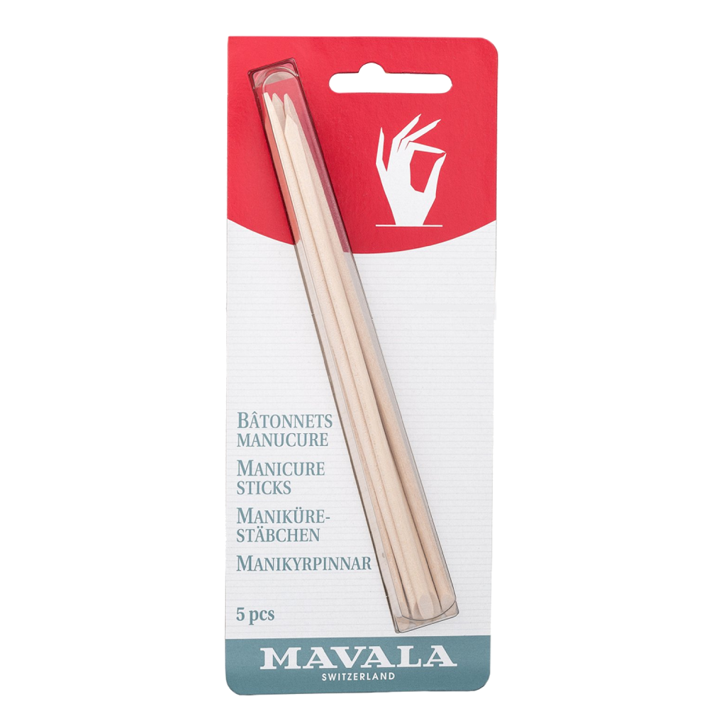 Mavala Палочки для маникюра деревянные Manicure Sticks, 5 шт