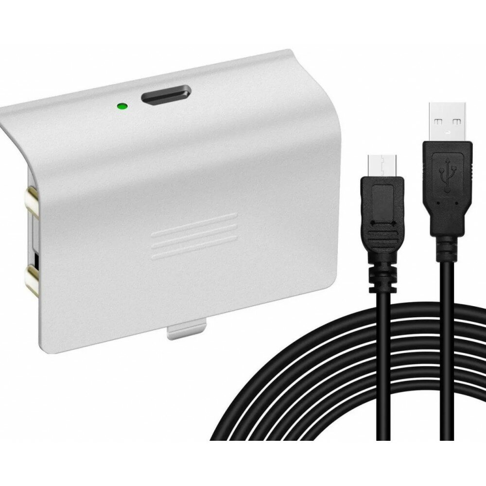 Аккумулятор Dobe для контроллера Xbox One (S) белый 400 mAh (TYX-561S)