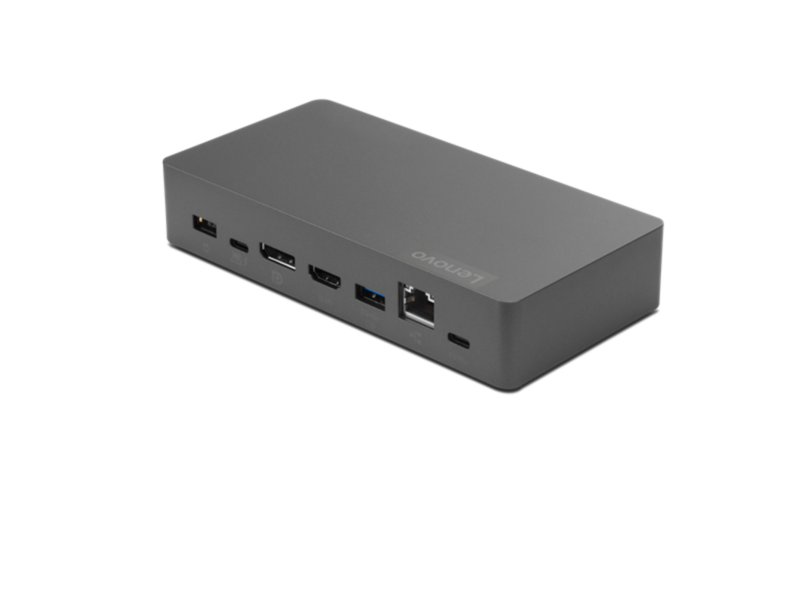 Опция для ноутбука [40AV0135EU] Thunderbolt 3 Essential Dock ( 1x DP 1.4, 1x HDMI 2.0, 2x USB-A 3.0 Gen 1, 2x USB-C, 1x RJ45, 1x 3.5 mm Combo Audio Jack )