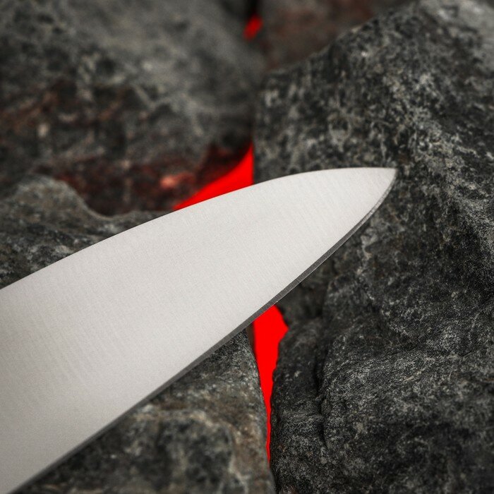 SAMURA Нож кухонный Samura HARAKIRI, универсальный, лезвие 15 см, белая рукоять - фотография № 4