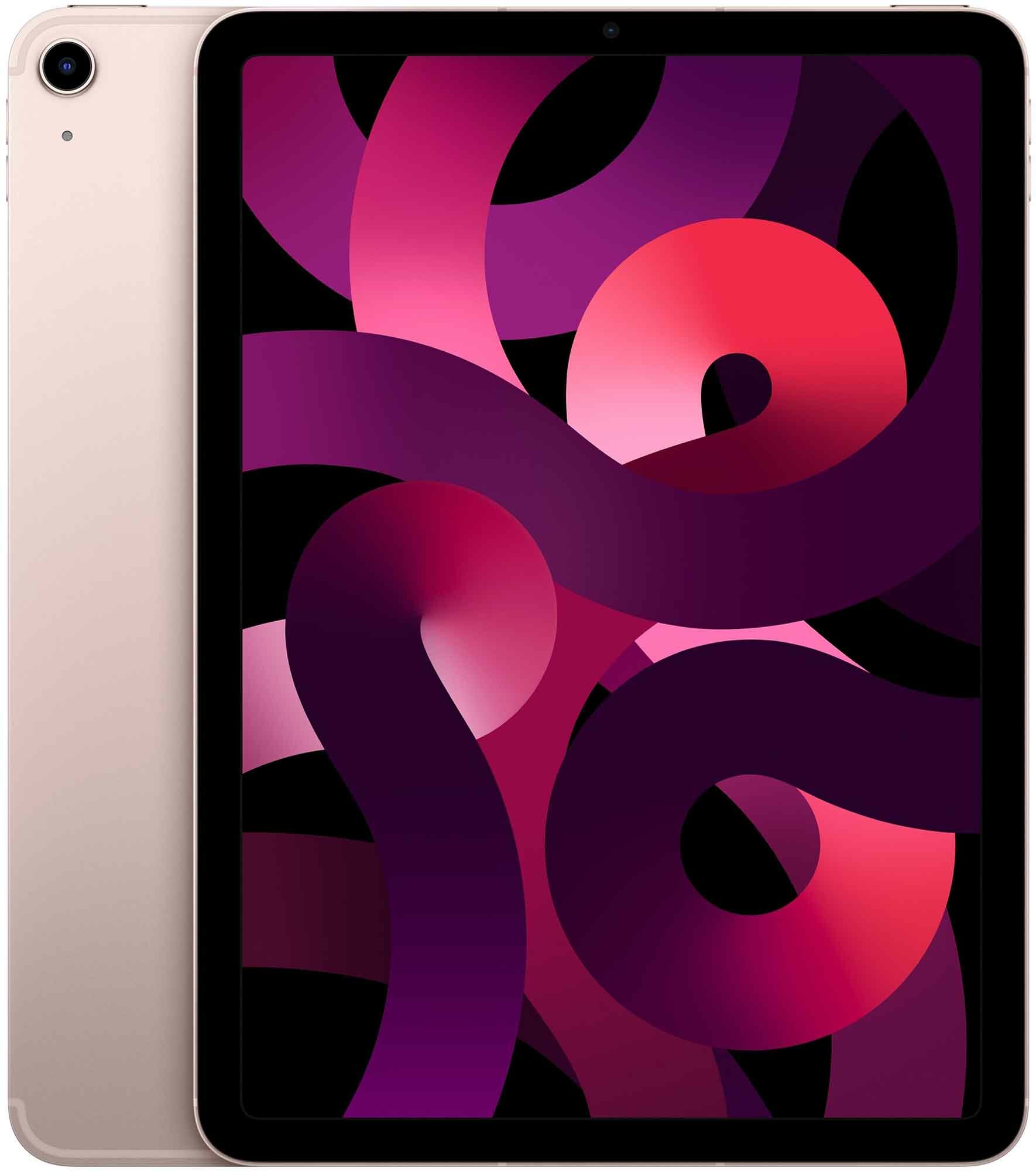 Планшет Apple iPad Air 2022 A2589 64Gb Wi-Fi + Cellular (MM6T3B/A) розовый