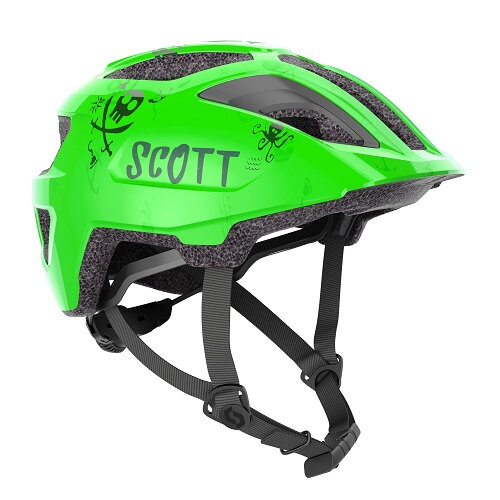 Шлем SCOTT Spunto Kid fluo green 5407222 детский велосипедный 46-52 см