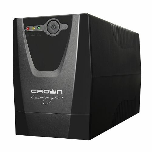 Источник бесперебойного питания Crown CMU-650X CM000001506 line-Intractive, 650VA\300W, AVR, 1*IEC+1