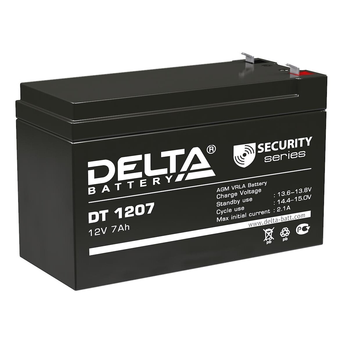 Delta battery DT 1207