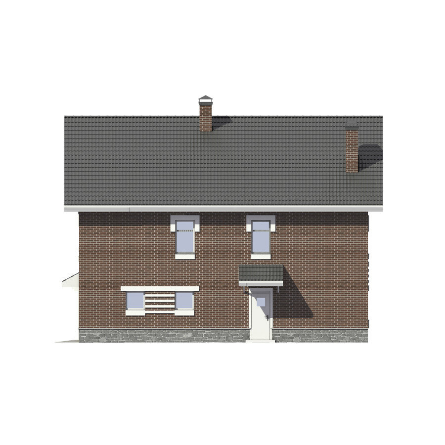 40-51GL-Catalog-Plans - Проект двухэтажного дома из газобетона - фотография № 6