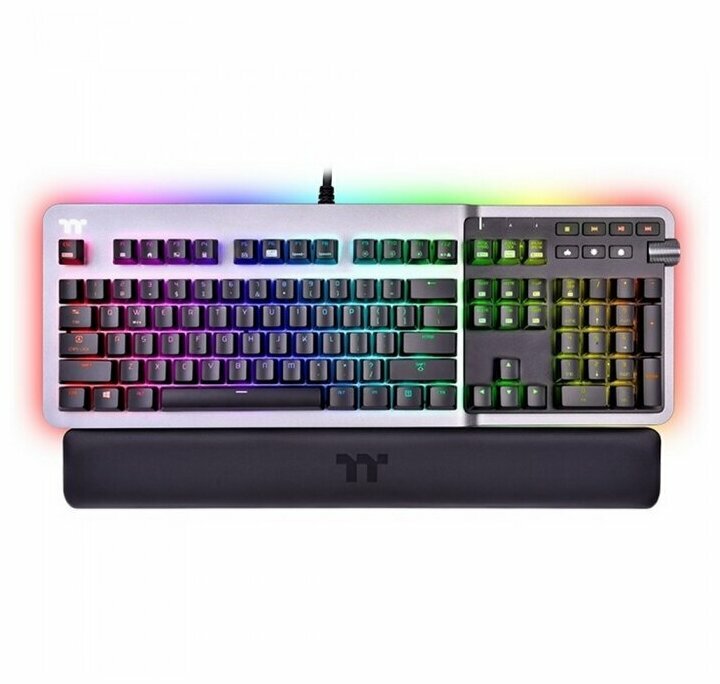 Клавиатура Thermaltake eSports Argent K5 RGB Cherry MX Silver USB