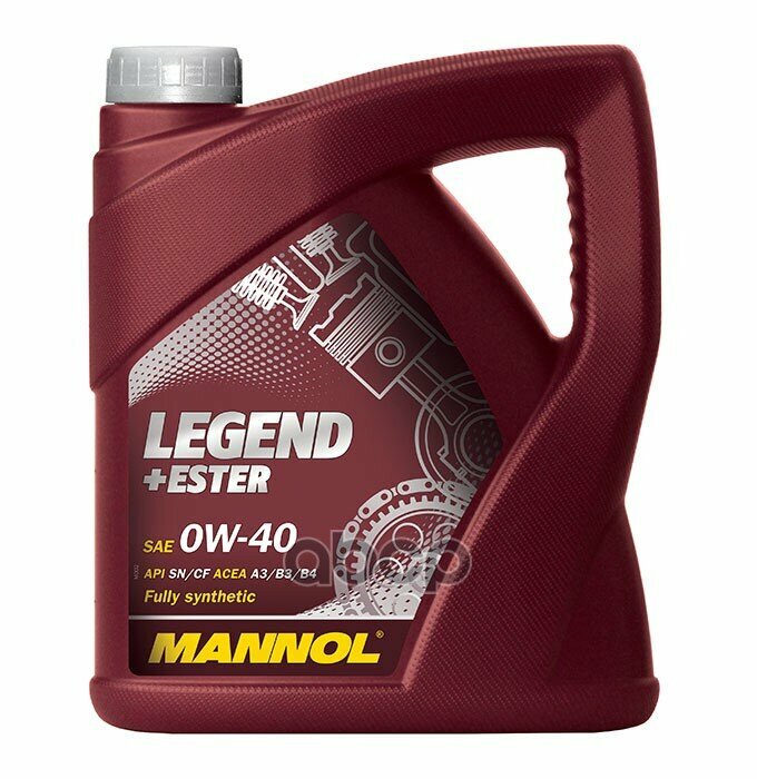 Полусинтетическое моторное масло Mannol Legend+Ester 0W-40