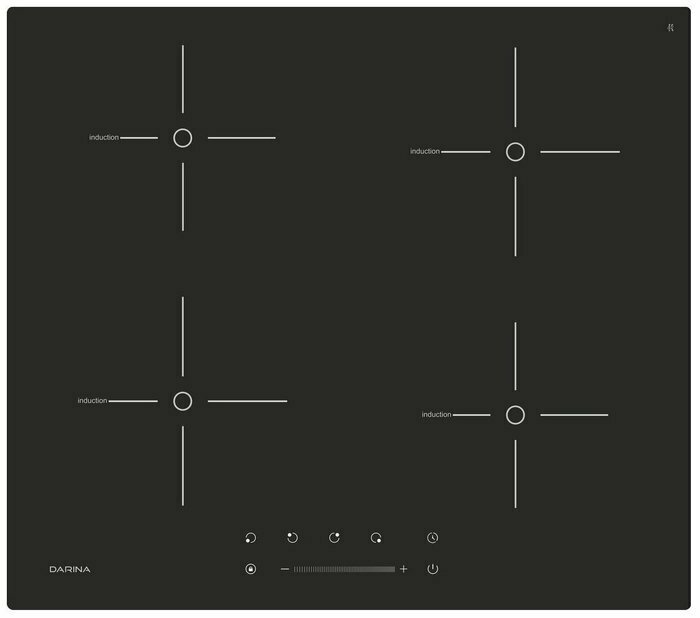 Электрическая варочная поверхность Darina PL EI313 B, черный