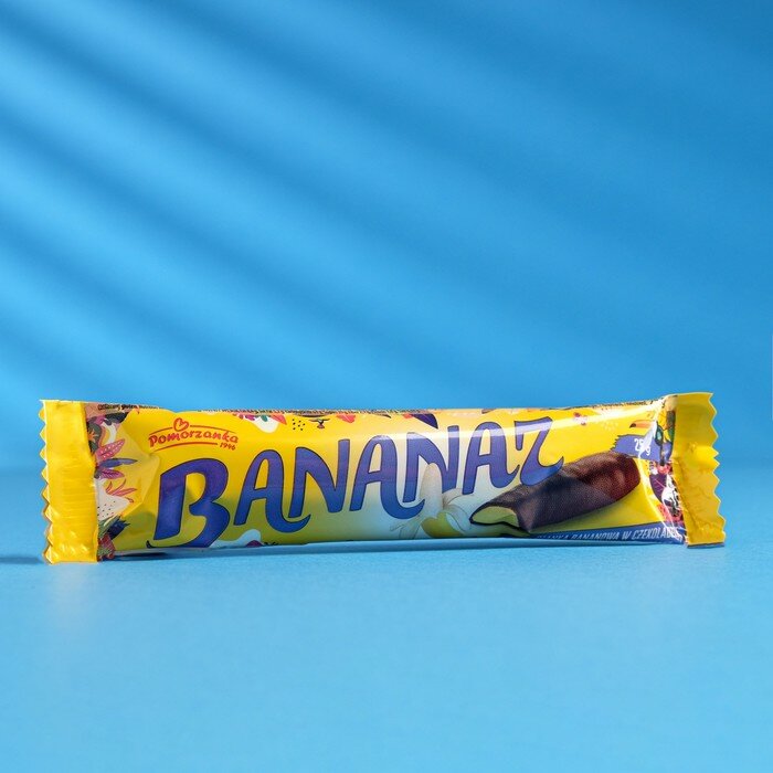 Суфле Bananaz со вкусом банана, в шоколадной глазури, 25 г - фотография № 1