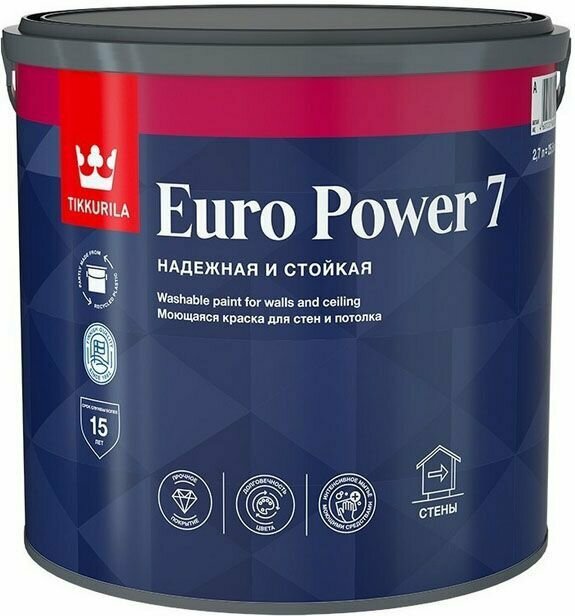  -7          (2,7) / TIKKURILA Euro Power 7 base C        