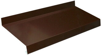 Отлив для окон и фундамента металлический Ral 8017 (шоколадно-коричневый) глубина 50 мм. длина 2000 мм.