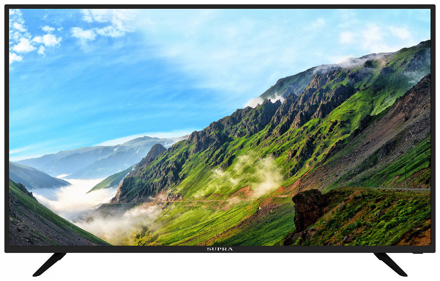 55" Телевизор Supra STV-LC55ST0045U, DLED, 4K Ultra HD, черный, смарт ТВ, Android
