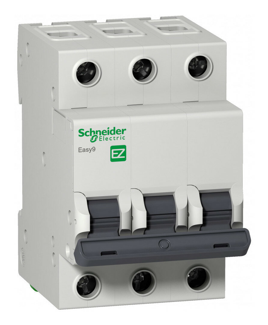 Автоматический выключатель Schneider Electric Easy9 3P 10А (B) 4.5кА