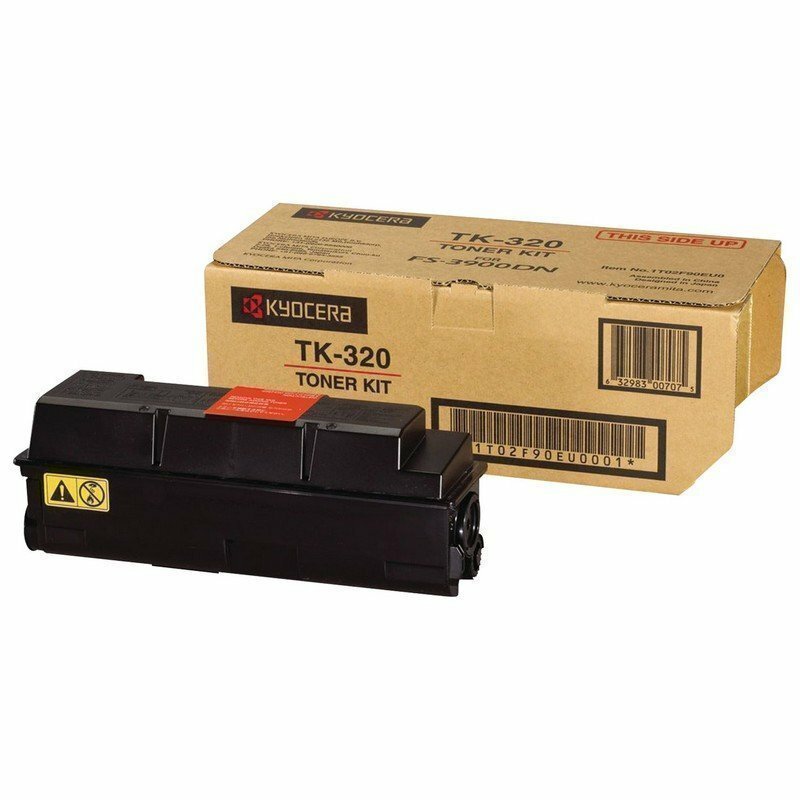 Тонер-картридж KYOCERA (TK-320) FS-3900DN, FS-4000DN, оригинальный, ресурс 15000 стр