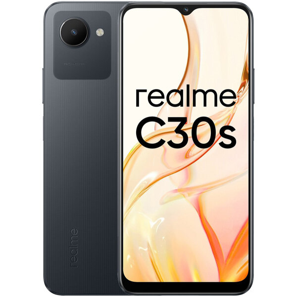 Смартфон Realme C30s 4 64Gb Stripe Black