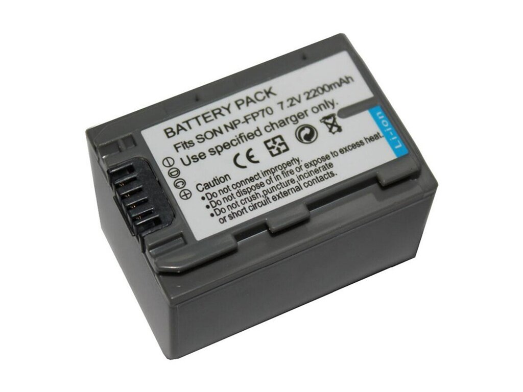Аккумулятор Vbparts NP-FP70 7.2V 2200mAh 077148 для Sony DCR-DVD