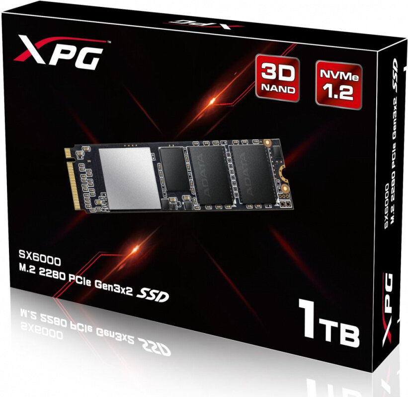 Накопитель SSD A-Data PCI-E x2 1Tb ASX6000PNP-1TT-C XPG SX6000 Pro M.2 2280