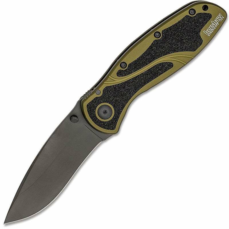 Kershaw Складной нож Blur Olive сталь 14C28N K (1670OLBLK)