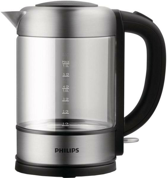 Чайник Philips HD 9342/01 2200 Вт серебристый 1.5 л металл/стекло