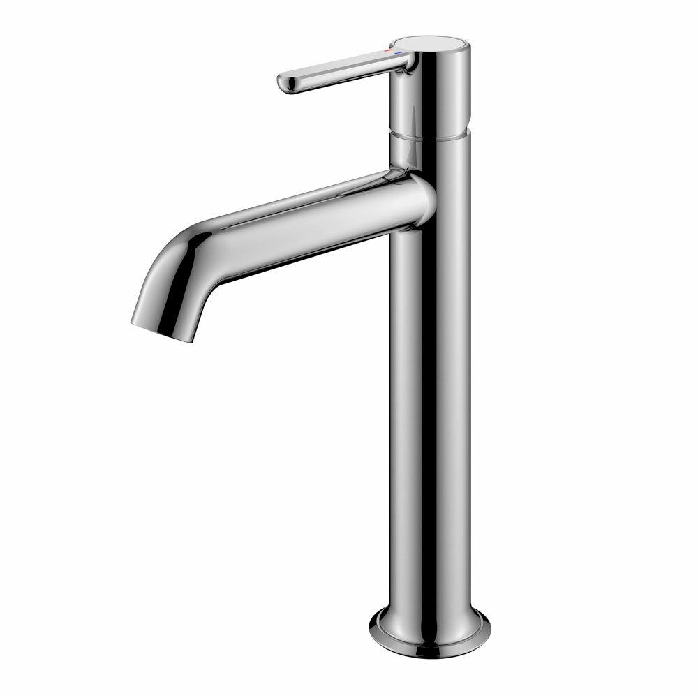 Смеситель для раковины высокий CEZARES ECO-LC-01-W0, хром