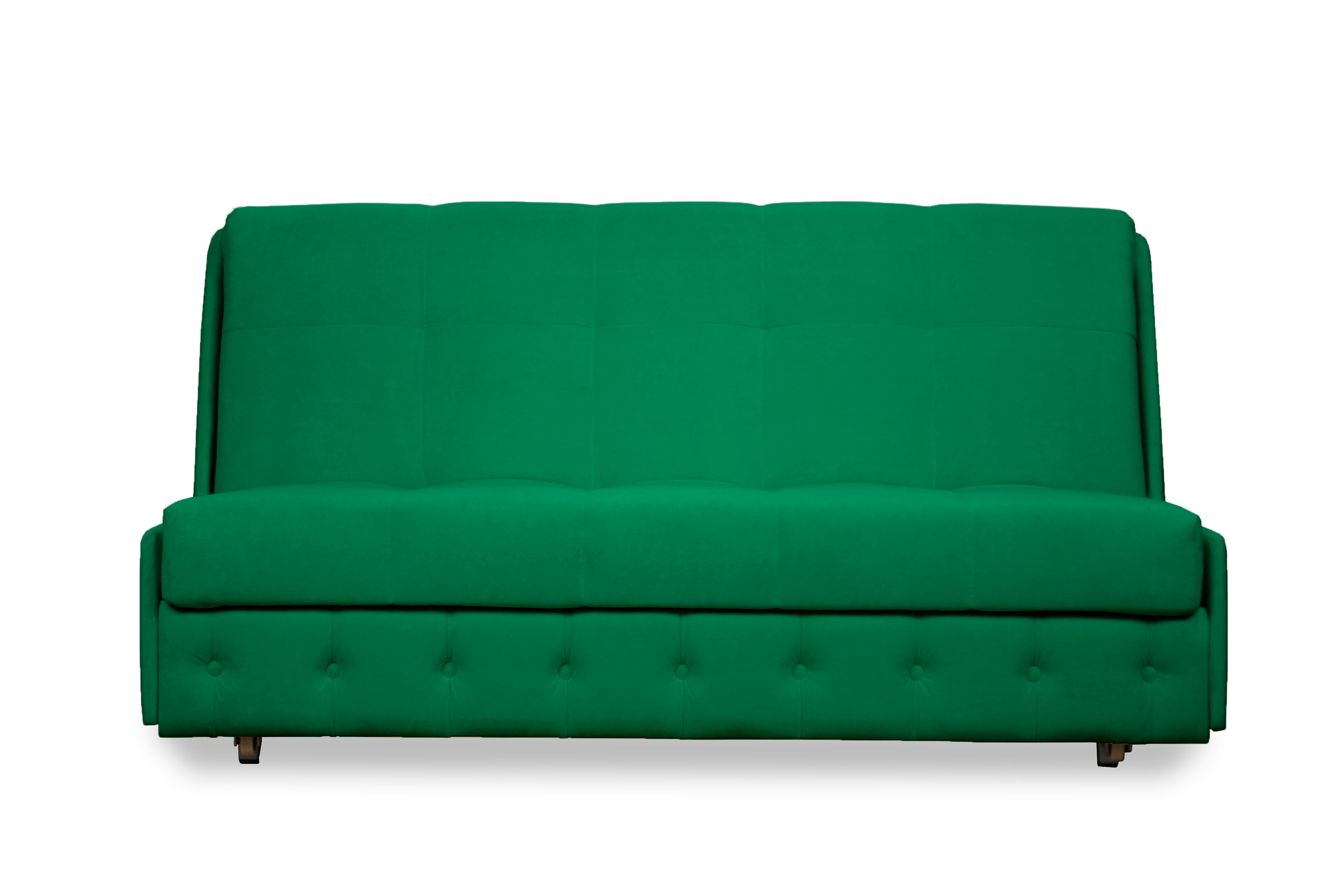 Диван раскладной Аккорд (140) цвет зеленый МФ Валерия - фотография № 2