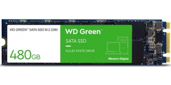 SSD жесткий диск M.2 2280 480GB GREEN WDS480G3G0B WDC