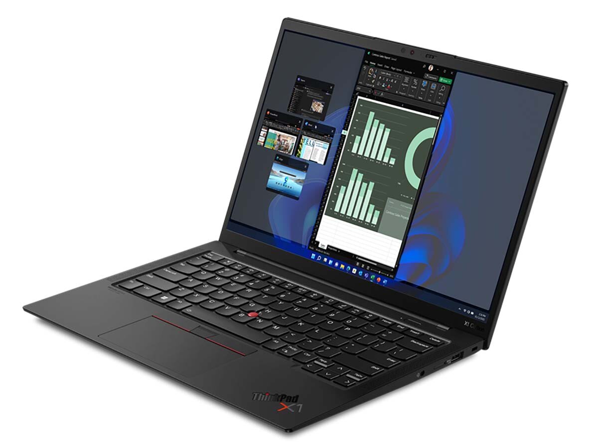 Ноутбук Lenovo ThinkPad X1 Carbon Gen 10 21CB007ART (14", Core i7 1260P, 16Gb/ SSD 512Gb, Iris Xe Graphics eligible) Черный - фото №3