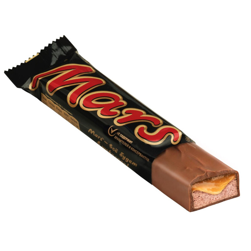 Шоколадный батончик Mars 50 г - фотография № 5